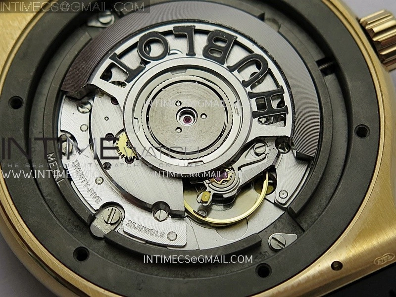Classic Fusion 42mm RG JJZF 1:1 Best Edition Gray Dial On Black Gummy Strap