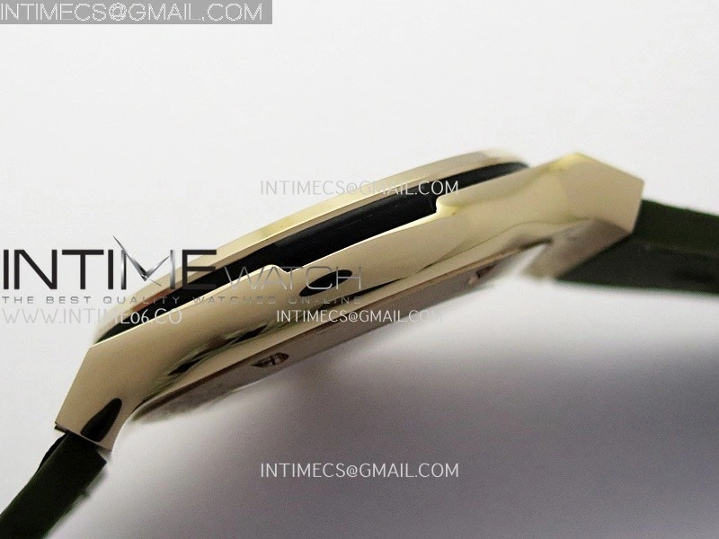 Classic Fusion 42mm RG JJZF 1:1 Best Edition Green Dial On Green Gummy Strap