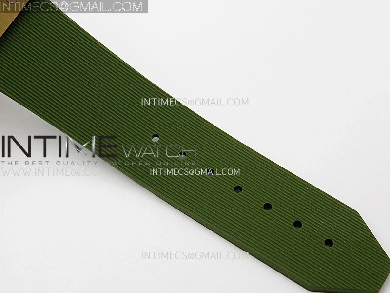 Classic Fusion 42mm RG JJZF 1:1 Best Edition Green Dial On Green Rubber Strap