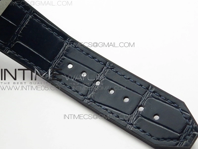 Classic Fusion 42mm SS B50F Blue Dial On Blue Gummy Strap A2892