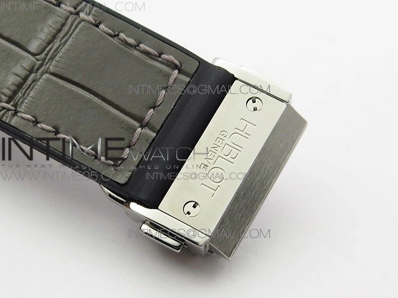 Classic Fusion 42mm SS B50F Gray Dial On Black Gummy Strap A2892