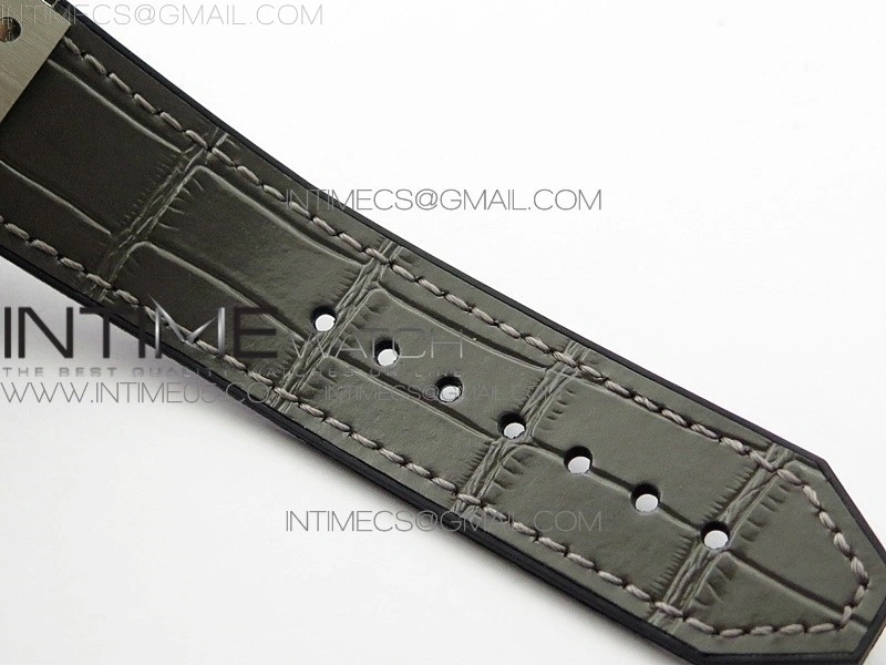 Classic Fusion 42mm SS B50F Gray Dial On Black Gummy Strap A2892