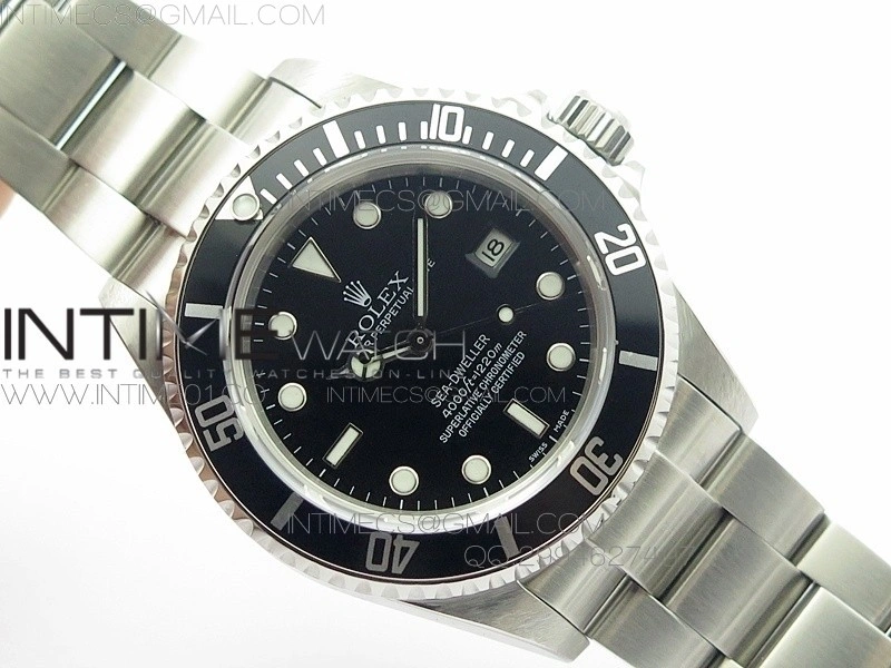 Classic Sea Dweller SS BP Best Edition Black Dial On SS Bracelet SA3135