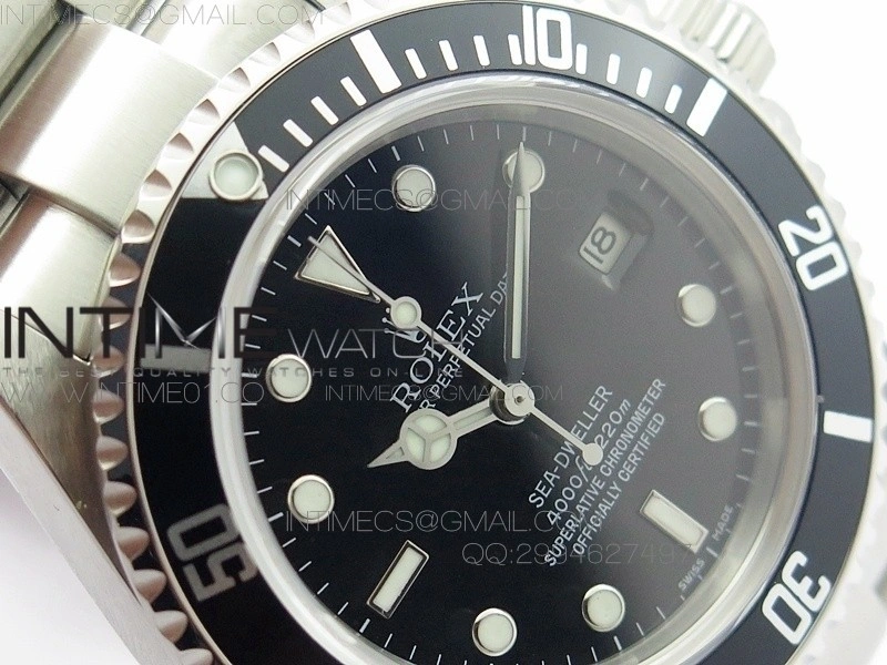 Classic Sea Dweller SS BP Best Edition Black Dial On SS Bracelet SA3135