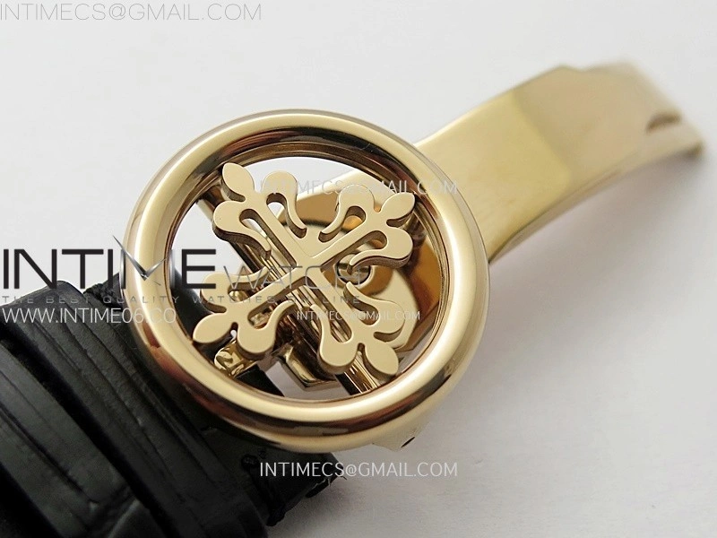 Classic Tourbillon RG AXF White Textured Dial On Black Leather Strap EQ5210