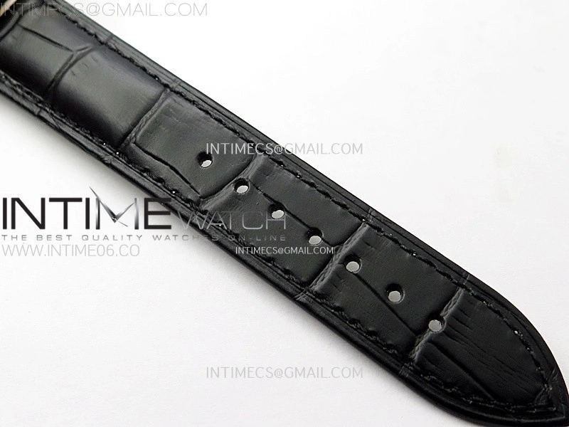 Classic Tourbillon RG AXF White Textured Dial On Black Leather Strap EQ5210