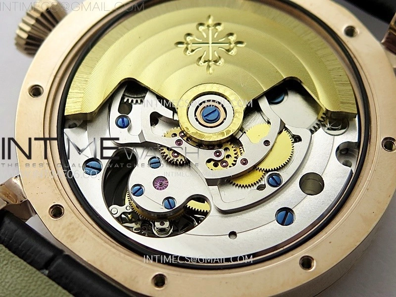 Classic Tourbillon RG AXF White Textured Dial On Black Leather Strap EQ5210