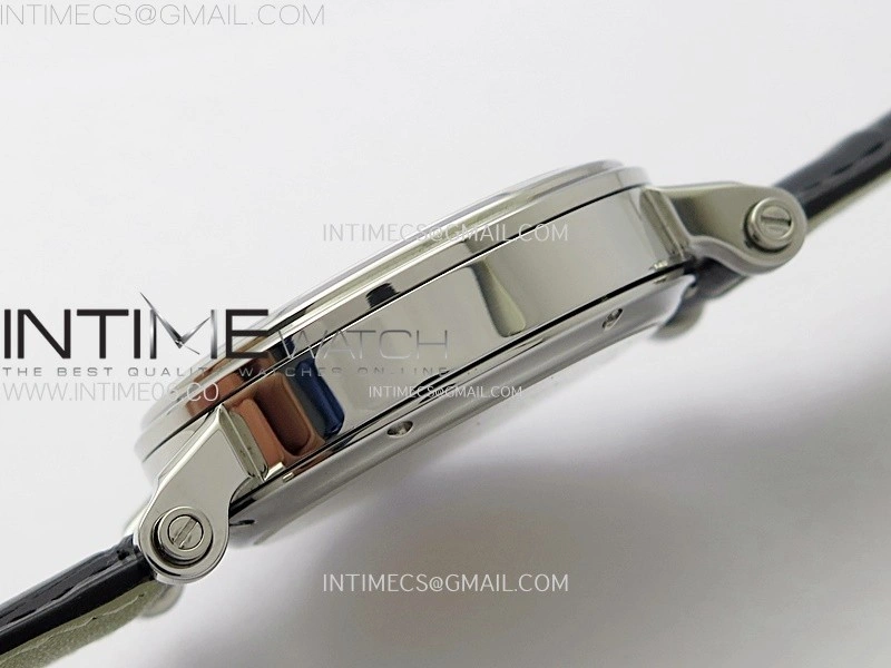 Classic Tourbillon SS AXF White Textured Dial On Black Leather Strap EQ5210