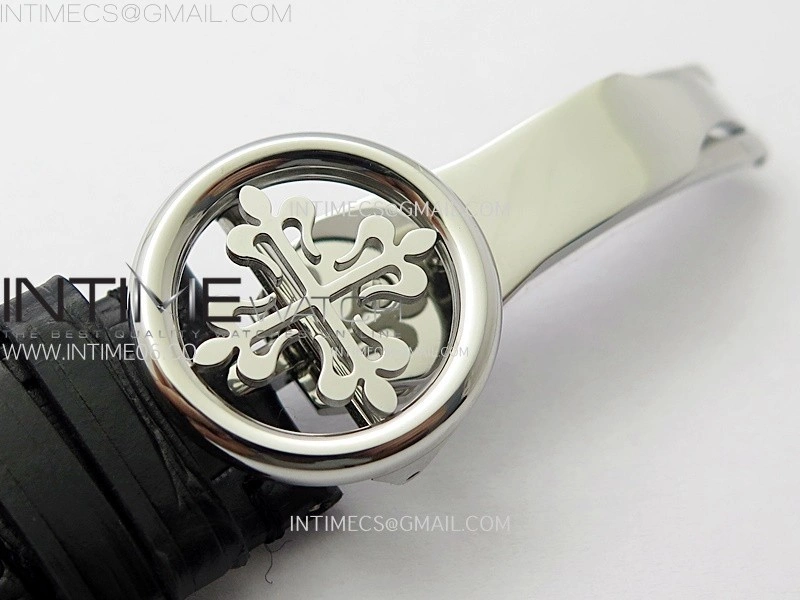 Classic Tourbillon SS AXF White Textured Dial On Black Leather Strap EQ5210
