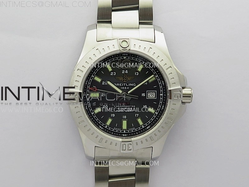 Clot Chronometer SS TF 1:1 Best Edition Black Dial on SS Bracelet A2824