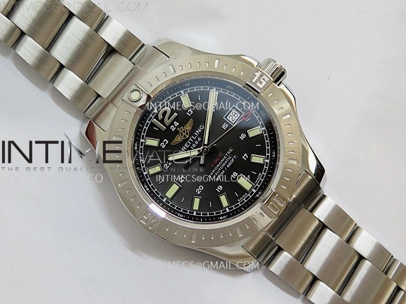 Clot Chronometer SS TF 1:1 Best Edition Black Dial on SS Bracelet A2824