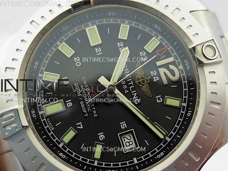 Clot Chronometer SS TF 1:1 Best Edition Black Dial on SS Bracelet A2824