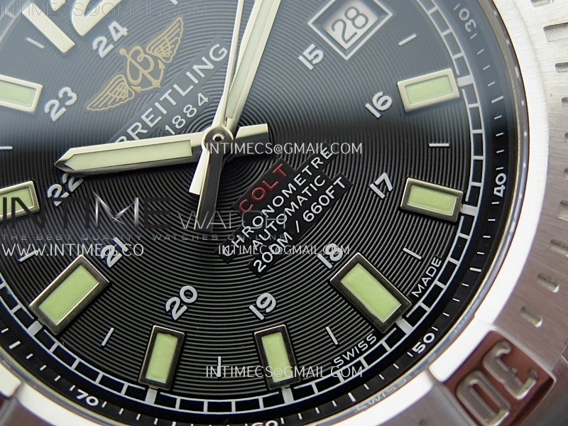 Clot Chronometer SS TF 1:1 Best Edition Black Dial on SS Bracelet A2824