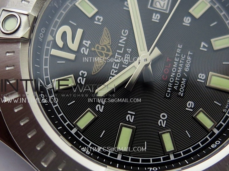 Clot Chronometer SS TF 1:1 Best Edition Black Dial on SS Bracelet A2824