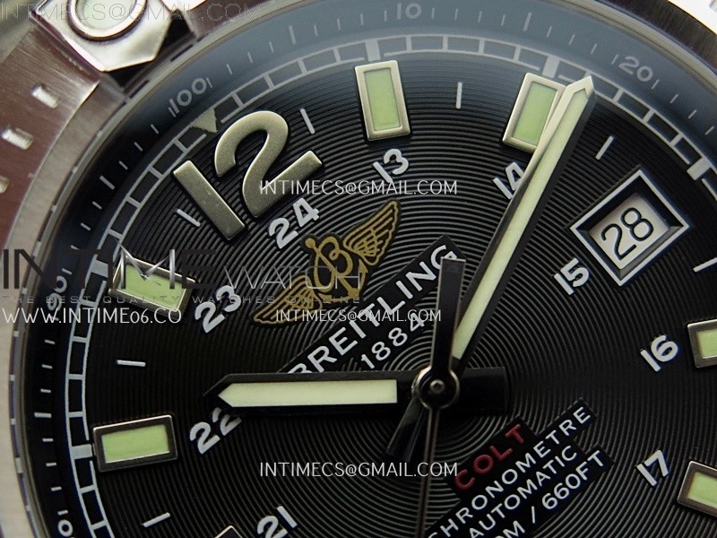 Clot Chronometer SS TF 1:1 Best Edition Black Dial on SS Bracelet A2824