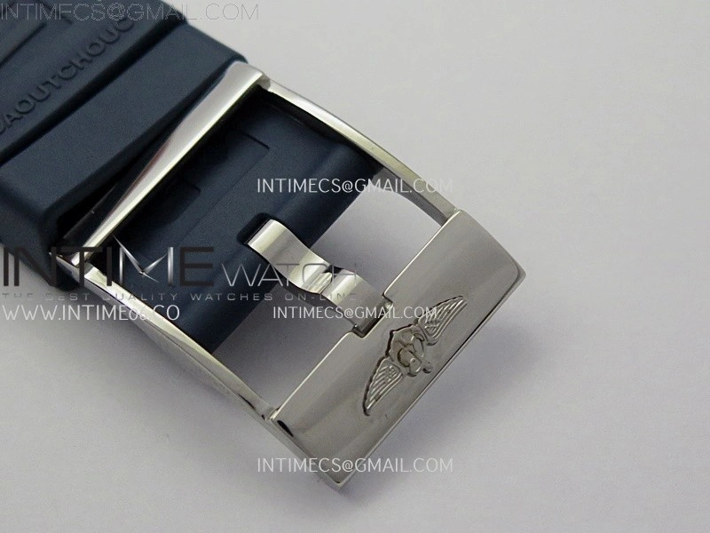 Clot Chronometer SS TF 1:1 Best Edition Blue Dial On Blue Rubber Strap A2824