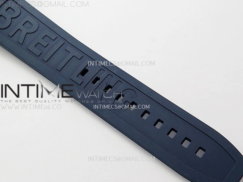 Clot Chronometer SS TF 1:1 Best Edition Blue Dial On Blue Rubber Strap A2824