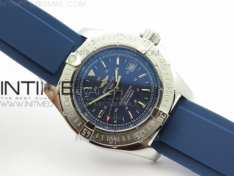 Colt Automatic 44mm SS Blue Textured Dial A2824