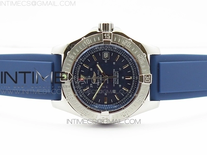 Colt Automatic 44mm SS Blue Textured Dial A2824