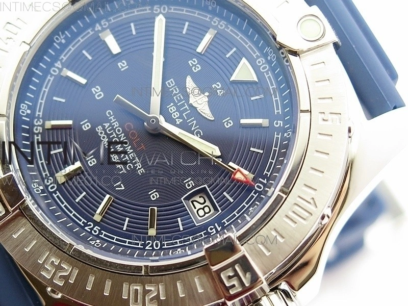Colt Automatic 44mm SS Blue Textured Dial A2824