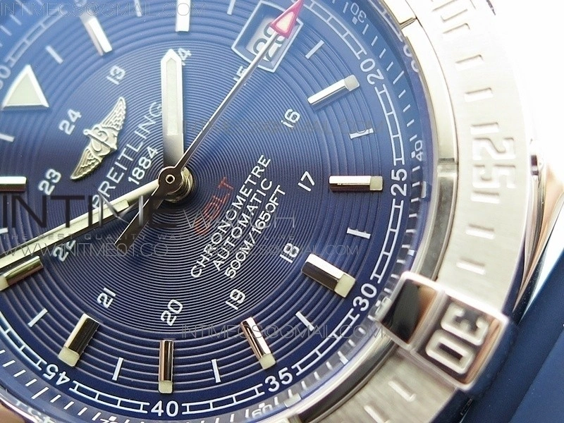 Colt Automatic 44mm SS Blue Textured Dial A2824