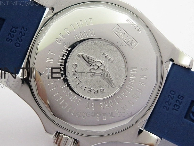 Colt Automatic 44mm SS Blue Textured Dial A2824