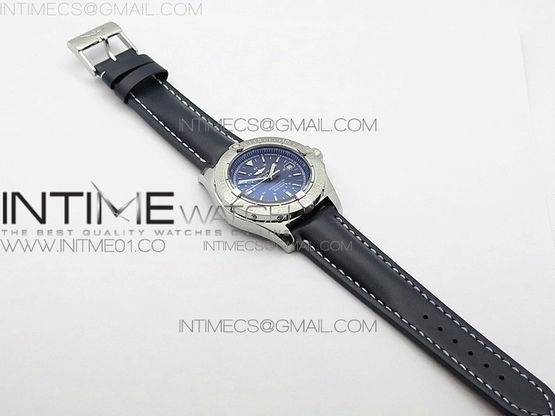 Colt Automatic 44mm SS Blue Textured Dial A2824