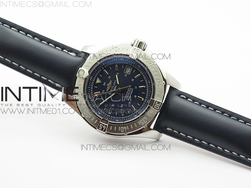 Colt Automatic 44mm SS Blue Textured Dial A2824