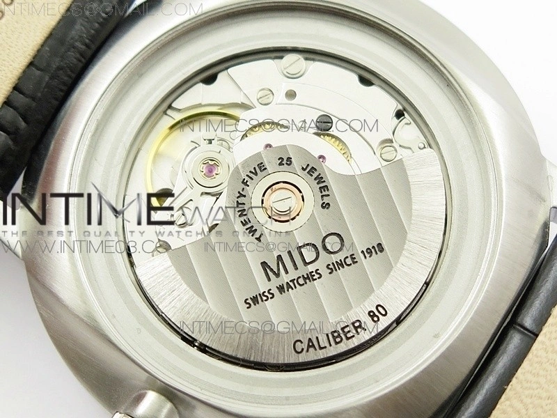 Commander SS HGF 1:1 Best Edition Gray Dial On Black Leather Strap A2824