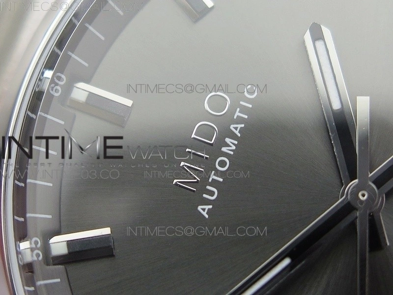 Commander SS HGF 1:1 Best Edition Gray Dial On SS Bracelet A2824