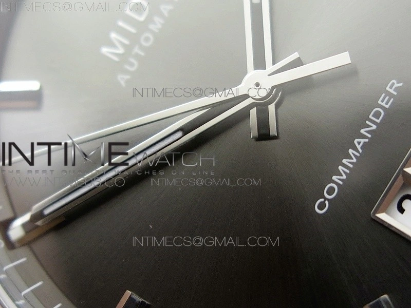 Commander SS HGF 1:1 Best Edition Gray Dial On SS Bracelet A2824