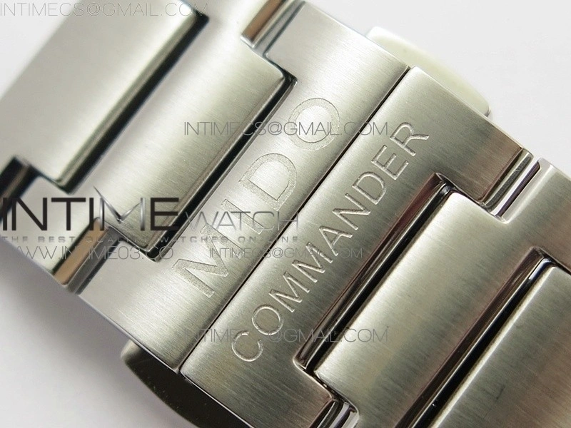 Commander SS HGF 1:1 Best Edition Gray Dial On SS Bracelet A2824