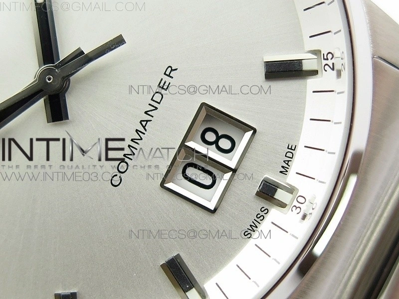 Commander SS HGF 1:1 Best Edition White Dial On SS Bracelet A2824