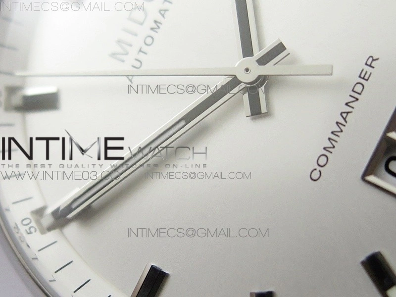 Commander SS HGF 1:1 Best Edition White Dial On SS Bracelet A2824