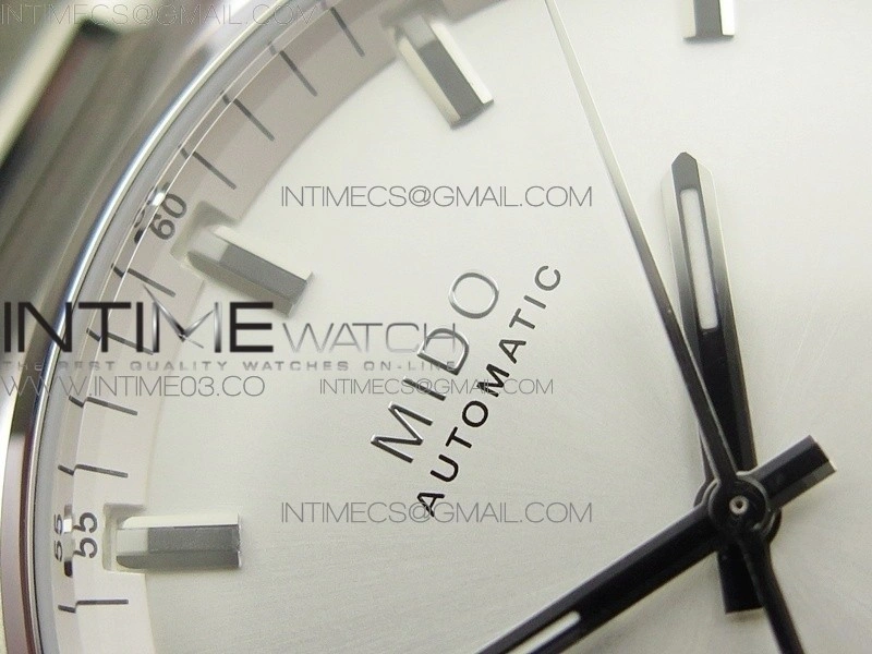 Commander SS HGF 1:1 Best Edition White Dial On SS Bracelet A2824