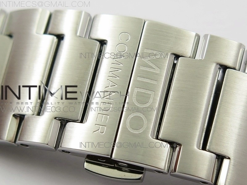 Commander SS HGF 1:1 Best Edition White Dial On SS Bracelet A2824
