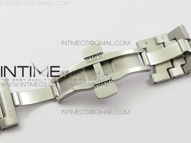 Commander SS HGF 1:1 Best Edition White Dial On SS Bracelet A2824