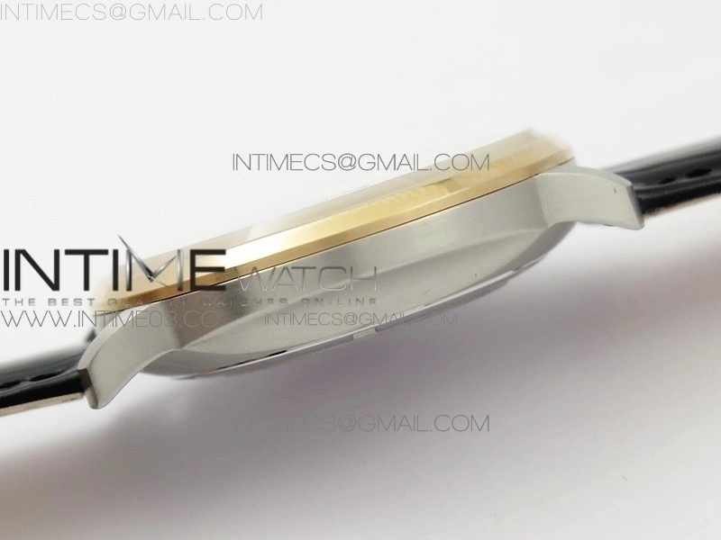 Commander SS RG HGF 1:1 Best Edition White Dial On Black Leather strap A2824