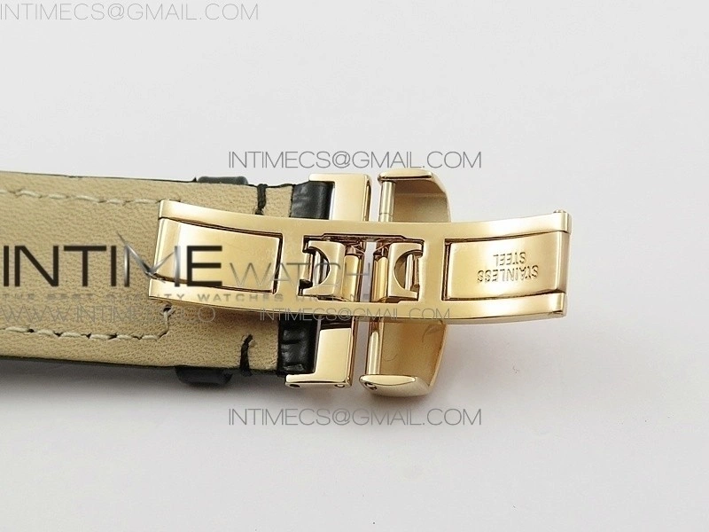 Commander SS RG HGF 1:1 Best Edition White Dial On Black Leather strap A2824