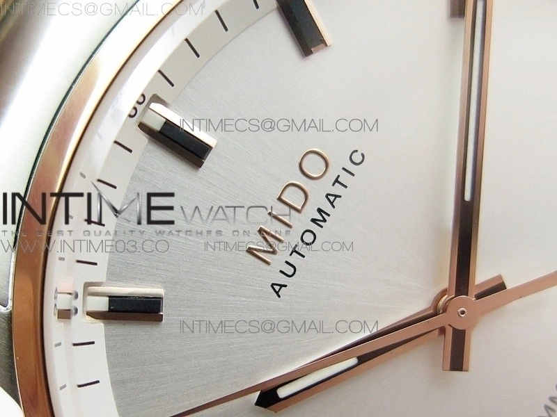 Commander SS RG HGF 1:1 Best Edition White Dial On SS Bracelet A2824