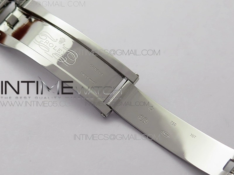 Day-Date 36 128239 SS Crystal BP Best Edition Gray Crystal Markers Dial on SS President Bracelet A2836