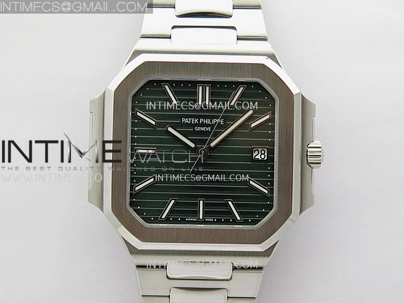 Cubitus 5821 SS PPF Best Edition Green Dial On SS Bracelet PPF 26-330