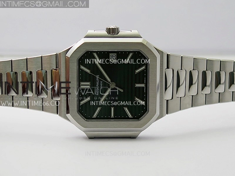Cubitus 5821 SS PPF Best Edition Green Dial On SS Bracelet PPF 26-330