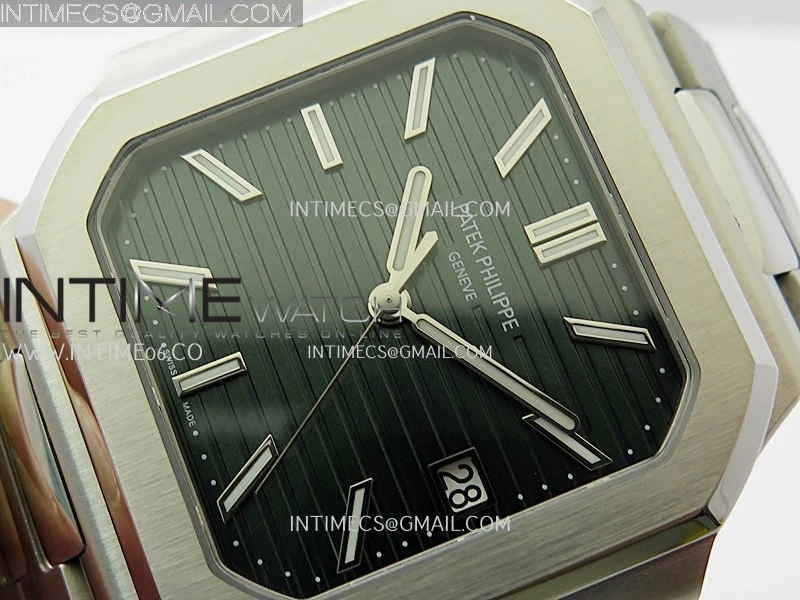 Cubitus 5821 SS PPF Best Edition Green Dial On SS Bracelet PPF 26-330