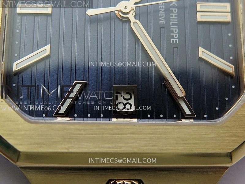 Cubitus 5821 SS RG PPF Best Edition Blue Dial On SS RG Bracelet PPF 26-330
