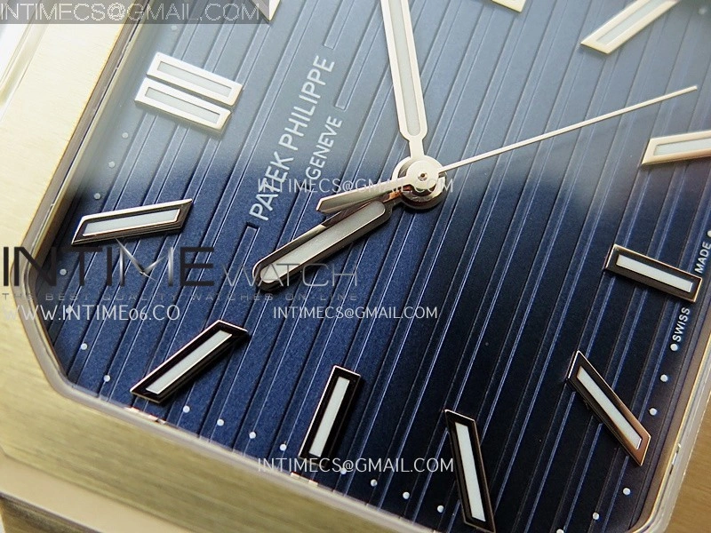 Cubitus 5821 SS RG PPF Best Edition Blue Dial On SS RG Bracelet PPF 26-330