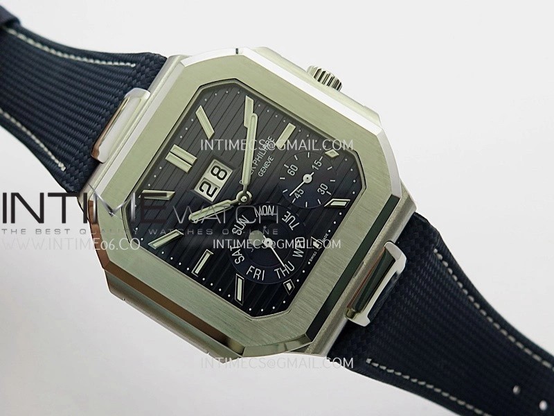 Cubitus 5822 SS GRF Best Edition Blue Dial On Blue Nylon Strap Asian 240