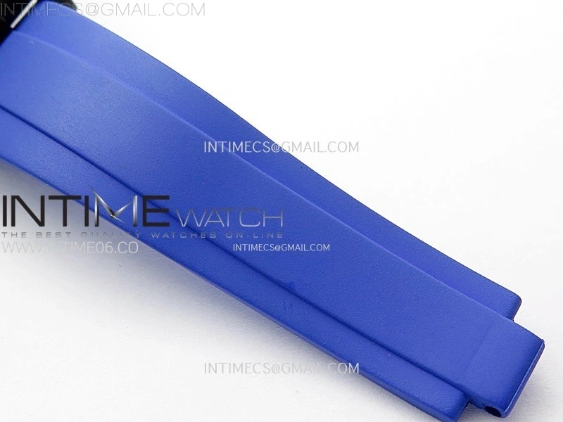 Daytona PVD Ceramic Bezel GETF Best Edition Skeleton Blue Dial on Blue Rubber Strap SA4130
