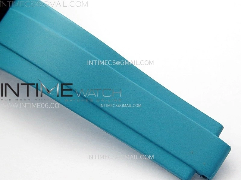Daytona PVD Ceramic Bezel GETF Best Edition Skeleton Cyan Dial on Cyan Rubber Strap SA4130