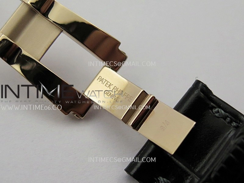 Nautilus 5711 Gain Weight DDF 1:1 Best Edition Brown Textured Dial On Black Leather Strap Super Clone DD324